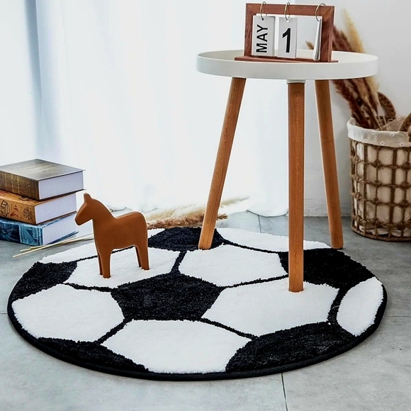 FUN RUGS Soccer Ball 39" Rug - Picture 9 of 9